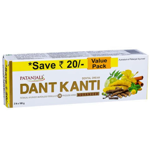 Patanjali Dant Kanti Advanced Toothpaste 100g – Singh, 50% OFF